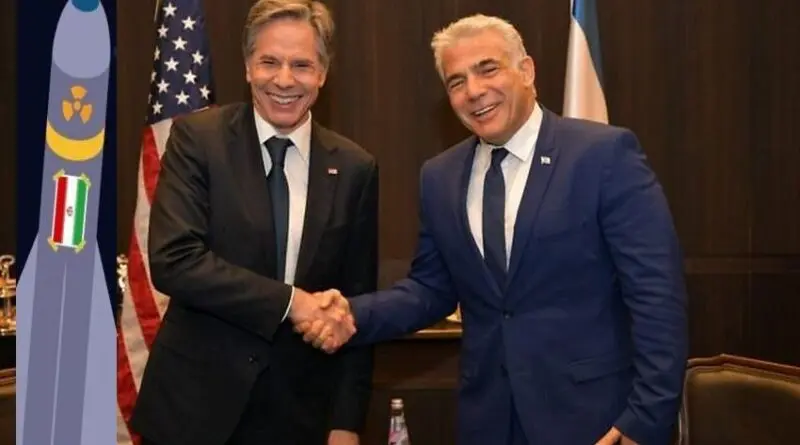 ecretarul de stat, Antony Blinken și omologul său israelian, Yair Lapid/foto: ynet