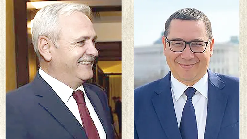 ȘEFII PSD Liviu Dragnea și Victor Ponta au pus în Guvern un plagiator