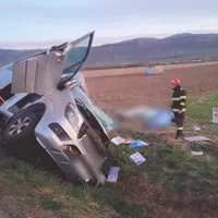 Accident grav în Cluj. Un TIR a spulberat un microbuz pe DN1C. 8 victime, dintre care 3 morți - Foto: Centrul Infotrafic