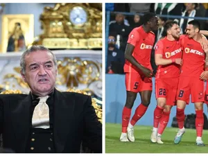 Becali și fotbaliști de la FCSB, imagine cu caracter ilustrativ - Foto: Profimedia Images/ Colaj