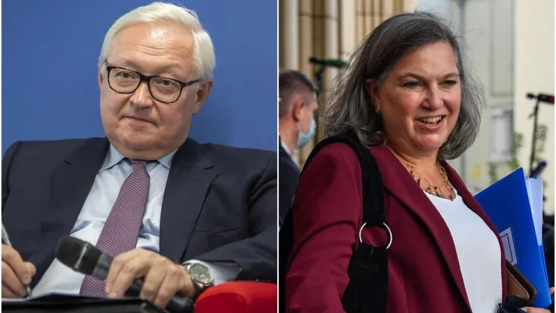 Subsecretarul de stat american și viceministrul rus de Externe,/foto: thestraitstime