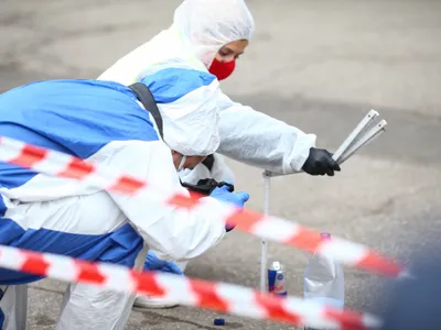 Locul unei crime - Foto: Inquam Photos /Virgil Simonescu (rol ilustrativ)