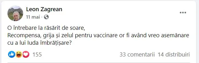 Șeful Catedrei de Fiziologie și Neuroștiințe din cadrul Universitatea de Medicină și Farmacie „Carol Davila” din București.îndeamnă la nevaccinare