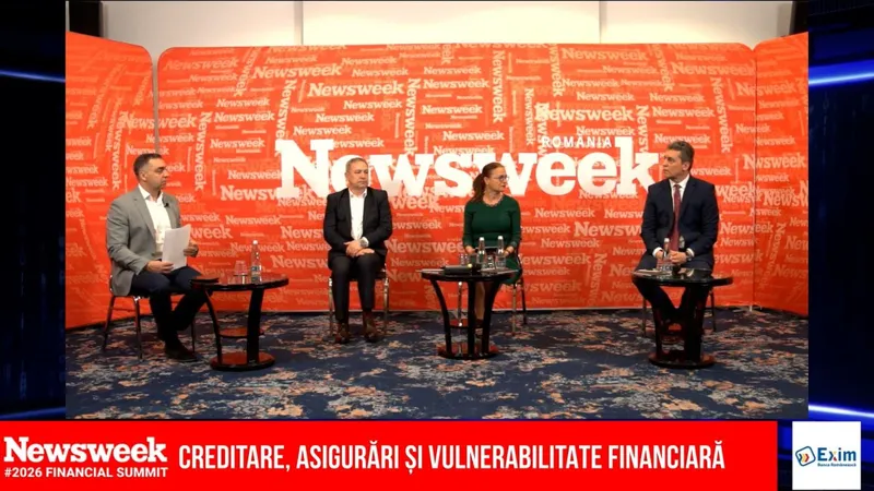 Imagine de ansamblu din dezbaterea de la Newsweek Financial SUMMIT 2026 - Foto: Newsweek Rom&acirc;nia
