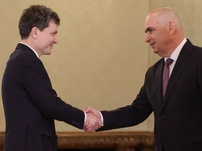 Nicușor Dan și Bolojan - Foto: INQUAM PHOTOS / Octav Ganea