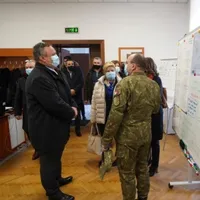 O parte din imaginea postată de Minsterul Apărării pe Facebook, ștearsă ulterior