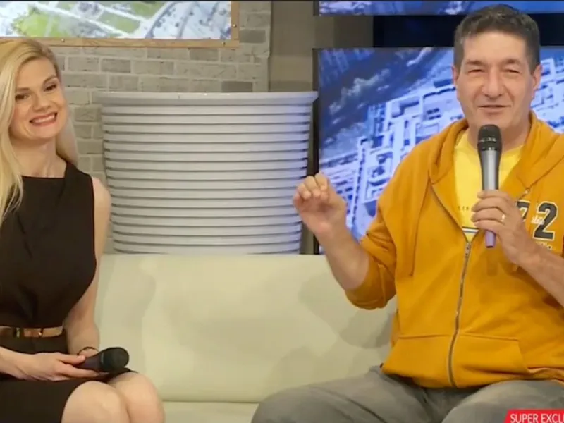 Radu Pietreanu și soția - FOTO: captură video