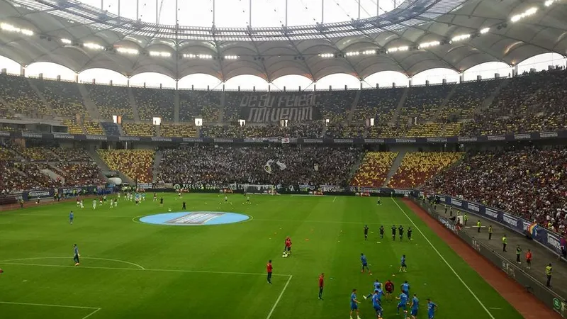 La derbiul FCSB – Dinamo, jucătorii vor intra pe teren însoţiţi de câini adoptabili/FOTO: Facebook/NationalArena