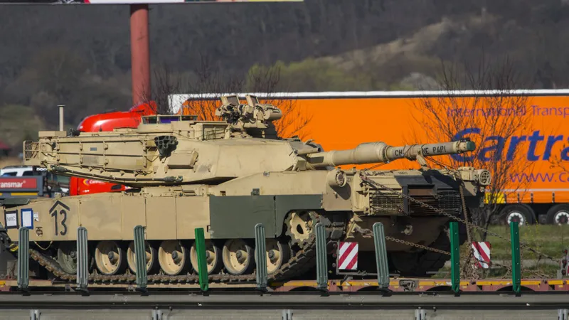Tancuri Abrams de 2.500.000.000$ au ajuns în România în mare secret. Unde au fost văzute?