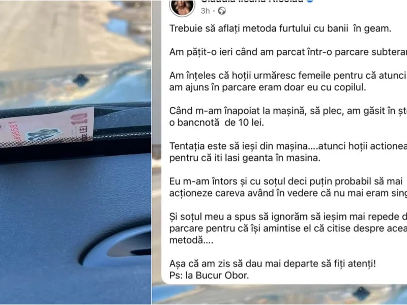 Nouă escrocherie în România! Cum sunt păcăliți oamenii cu o bancnotă de 10 lei ca momeală: FOTO - Facebook(imagine cu rol ilustrativ)