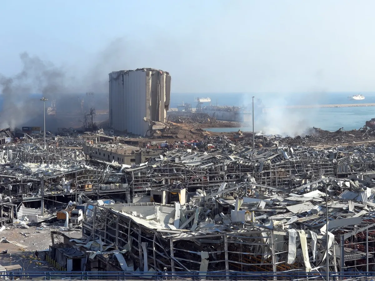 Urmările exploziei din portul Beirut - Foto: Profimedia Images