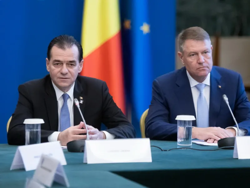 Ludovic Orban și Klaus Iohannis, întâlnire la Cotroceni/FOTO: DC News