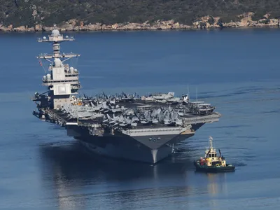 USS Gerald Ford, cel mai mare portavion din lume - Foto: Profimedia Images