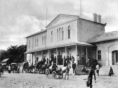 Prima gară de pe teritoriul României de azi a fost construită în 1860 la Constanța - Foto: ct100.ro