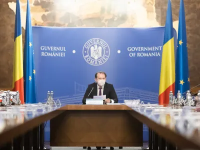 Premierul Florin Cîțu prezintă PNRR, alături de vicepremieri și ministrul Proiectelor Europene. / Foto: digi24.ro