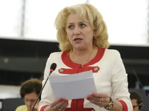 Viorica Dăncilă în Parlamentul European/FOTO: politico.eu