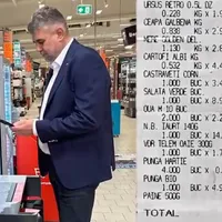 Marcel Ciolacu la cumpărături cu 100 de lei. "Cred că pot cumpăra consistent" - Foto: Captură video