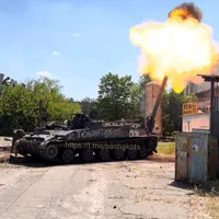 VIDEO Un mortier rus de mare calibru, armă foarte rară, distrus de ucraineni. Explozie catastrofală / twitter