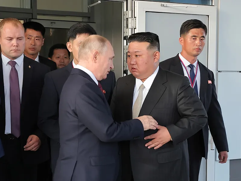 Vladimir Putin și Kim Jong-Un - Foto: Profimedia Images