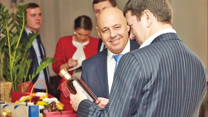 SERGHEI CARTAȘOV, directorul Comerțbank, la aniversarea a 25 de ani de funcționare a băncii.