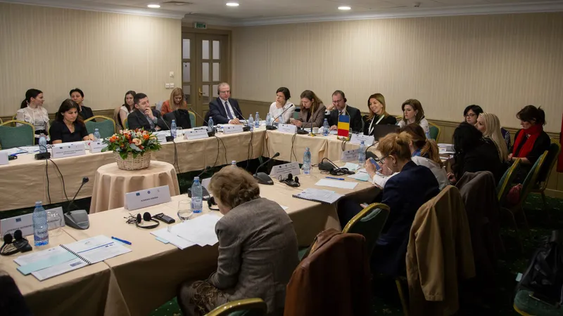Fotografia postată de Ministerul Fondurilor Europene