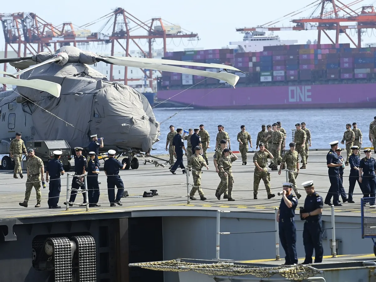 HMS Queen Elizabeth a început antrenamentul ca navă de comandă a NATO - Foto: Profimedia Images (imagine cu  rol ilustrativ)