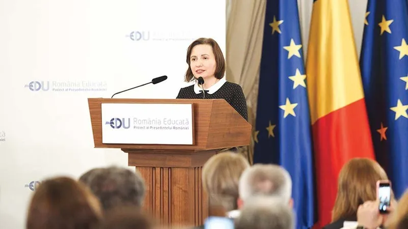 REPREZENTARE Daniela Vișoianu a fost port-drapelul campaniei centrate pe educație a președintelui Klaus Iohannis - Foto: INQUAM PHOTOS/ George Călin