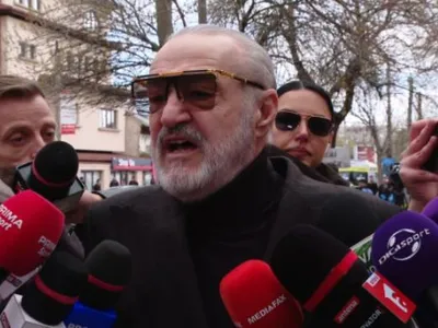 Gigi Becali, la înmormântarea lui Mircea Lucescu: 