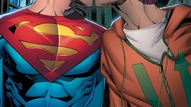 Superman devine bisexual în noua serie de benzi desenate „Superman: Son of Kal-El”. / Foto: pride.com