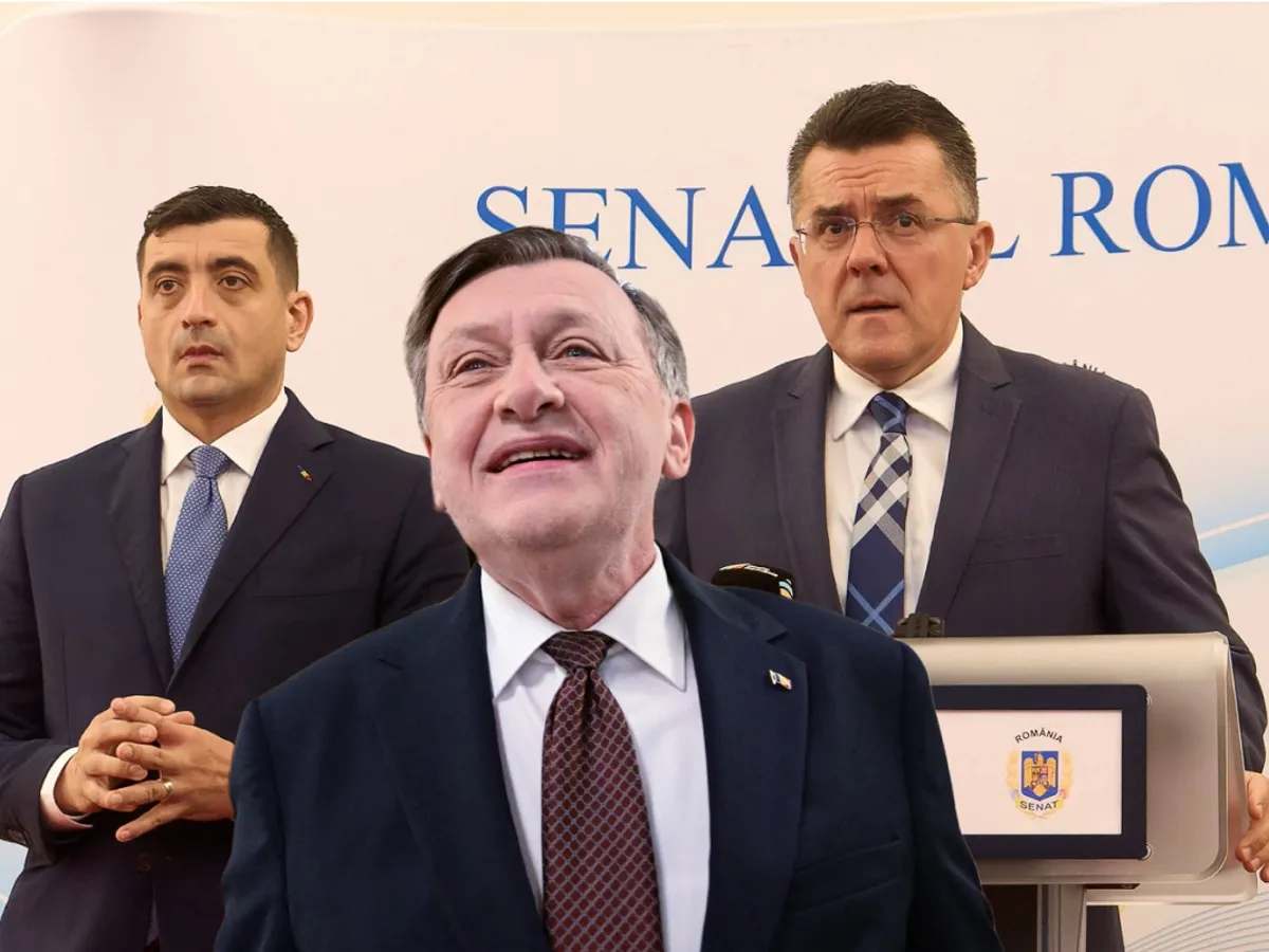 George Simion, Crin Antonescu și Dan Dungaciu - Foto: Profimedia images