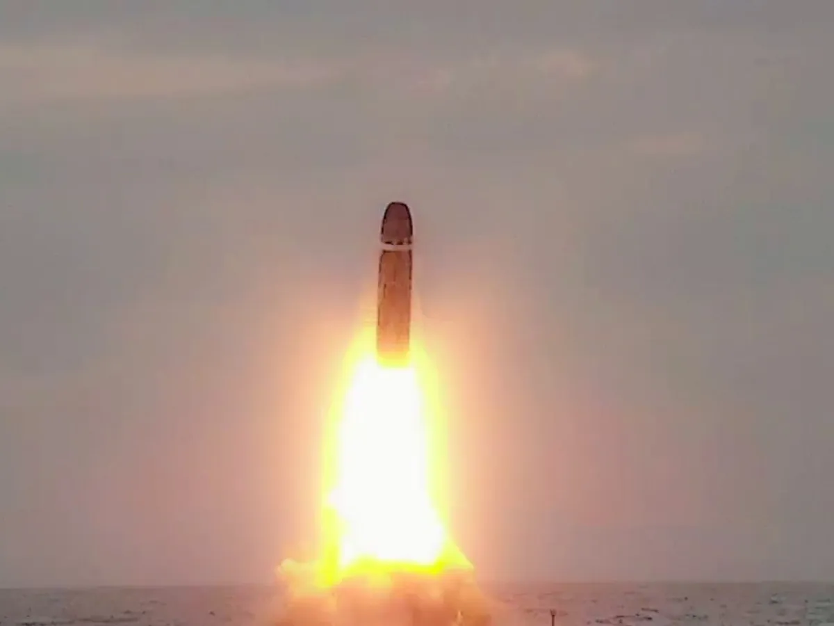 Lansarea ICBM M51.3. Foto: Ministère des Armées et des Anciens combattants