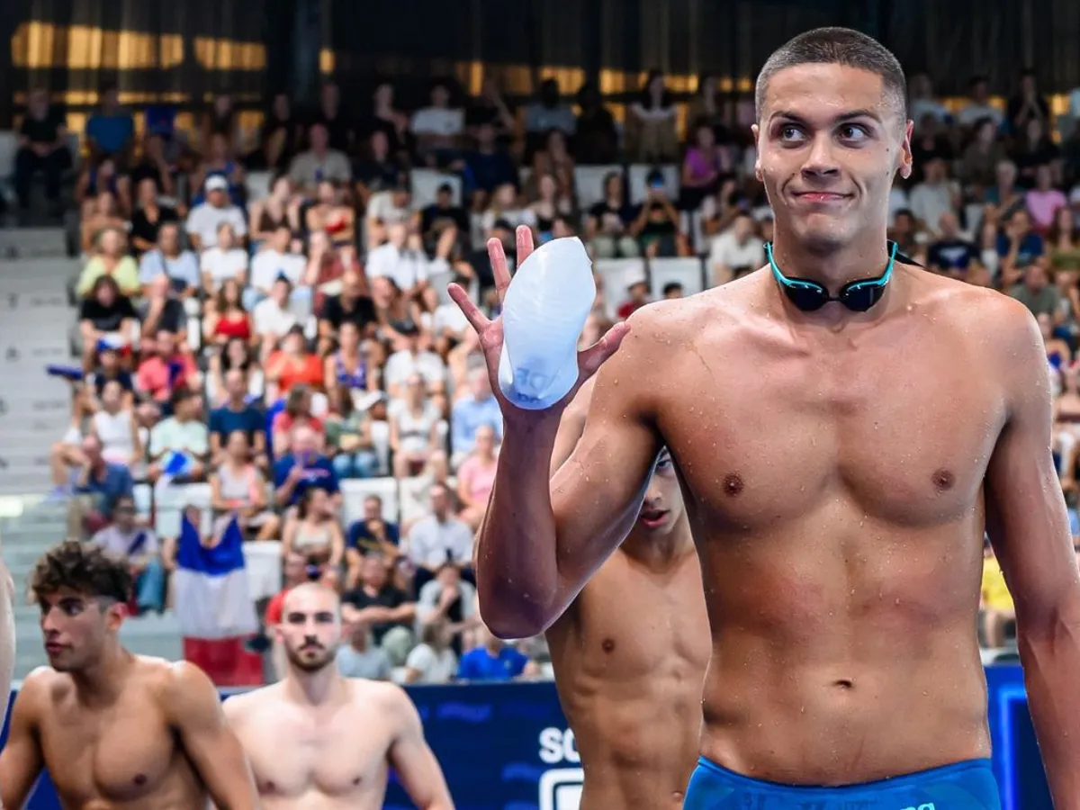 Campionul român de Nataţie David Popovici - Foto: Profimedia Images