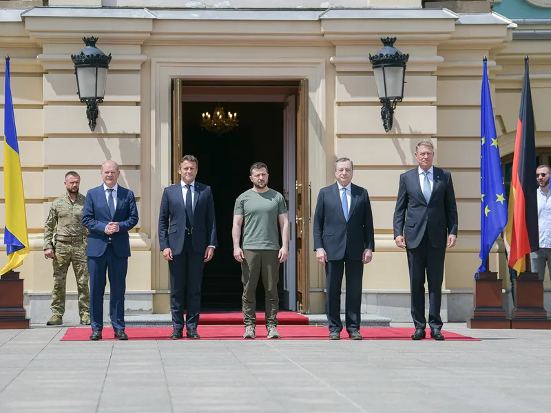 Iohannis, mesaj din Ucraina / FOTO: twitter.com