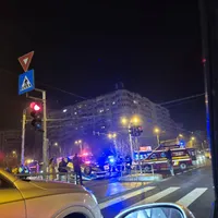 Polițistă, rănită într-un accident în București. Un șofer nu a văzut girofarul și nu a auzit sirena - Foto: Facebook/Info Trafic Bucuresti si Ilfov