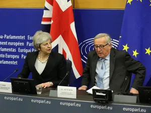 Theresa May și Jean- Claude Juncker       Foto: Guliver/ Getty Images