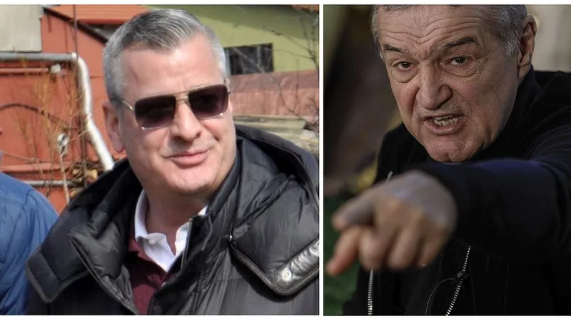 Gigi Becali şi Neluţu Varga au fost amendaţi - Montaj foto: sportulclujean.ro - INQUAM  PHOTOS / Octav Ganea