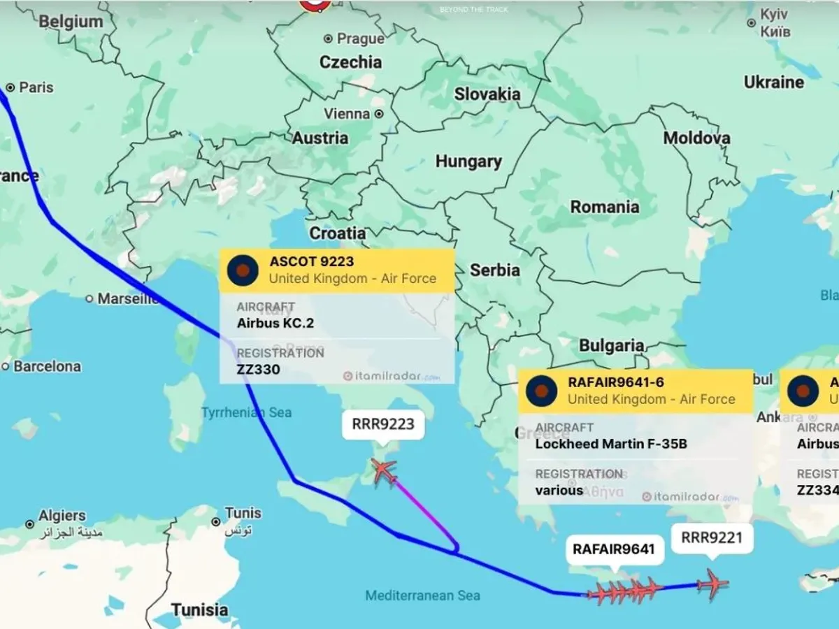 Marea Britanie ăși consolidează baza de la Akrotiri, Grecia - Foto: ItaMilRadar