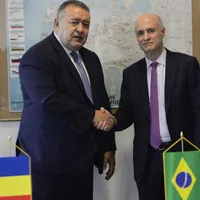 Președintele CCIR, Mihai Daraban a primit vzita noului ambasador al Republicii Federative Brazilia Foto: CCIR