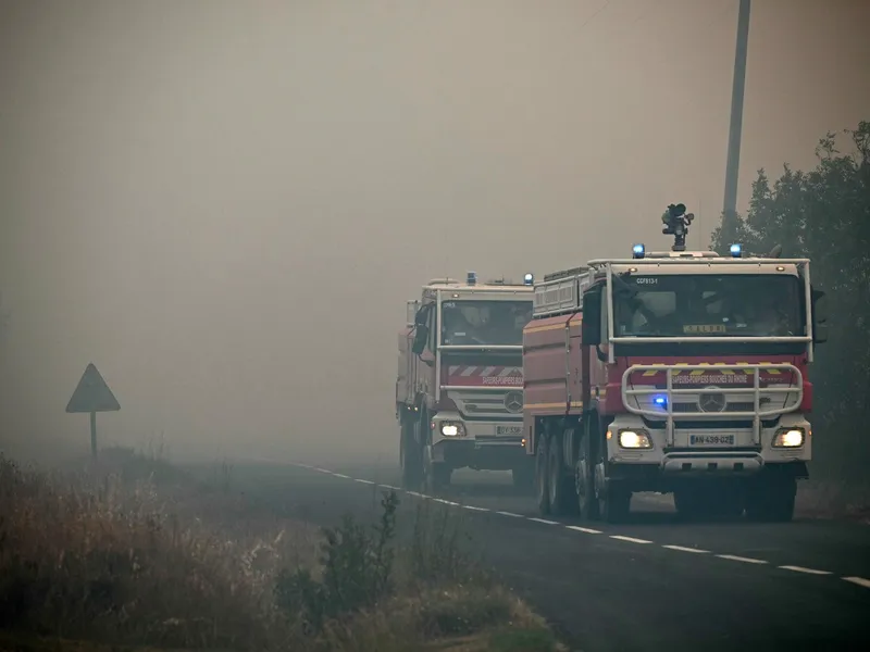 Incendiu de vegetație în Franța - Foto. Profimedia Images