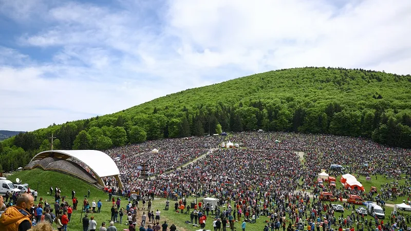 Pelerinajul catolic de la Șumuleu Ciuc. Sursă: Inquam Photos - Octav Ganea