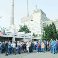 Protestul angajajților de la Termocentrala Mintia
