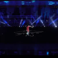 VIDEO mapping 3D emoționant: Maradona a deschis meciul Argentina – Chile, terminat 1 – 1. / Foto: eldinamo.cl