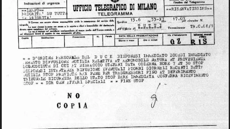Documente oficiale privind OZN-ul prăbușit-Foto: Facebook/il curiosone