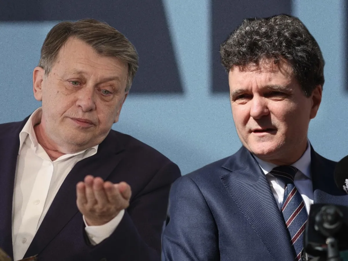 Crin Antonescu și Nicușor Dan - Foto: INQUAM PHOTOS / Colaj