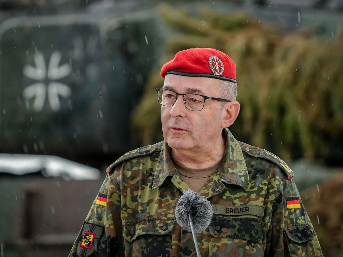 Generalul Carsten Breuer, cel mai înalt ofițer militar al Germaniei - Foto: Profimedia Images