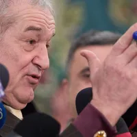 Gigi Becali, finanţator FCSB şi deputat, răspunde întrebărilor jurnaliştilor - Foto: Profimedia Images