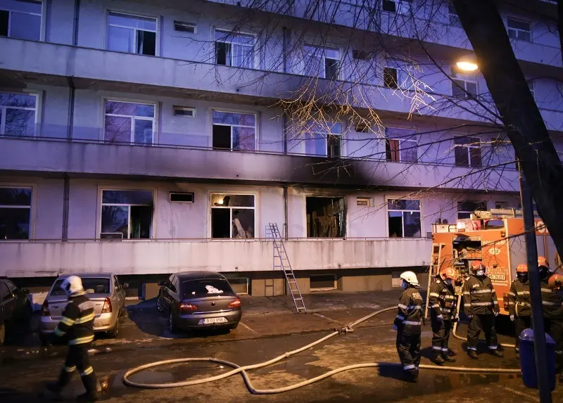 Incendiu de la Matei Balș / news.ro