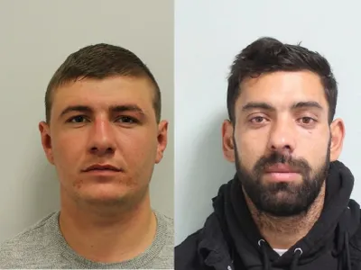 Iosif Marius Amarandei și Beniamin Cosmin Boroș sunt doi dintre cei mai căutați infractori din Londra Foto: mtropolitan police