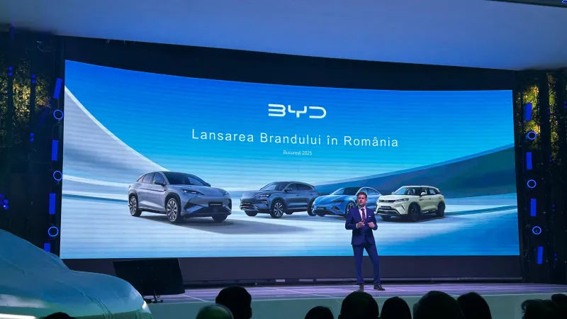 Chinezii de la BYD atacă oficial România. 4 modele, prețuri de bază între 30.090 € și 48.090 € - Foto: NW