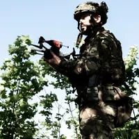 Soldat ucrainean pe frontul Bahmut-Foto: Profimedia Images